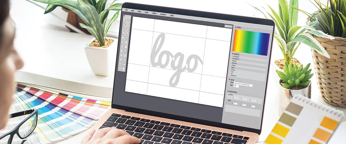 creative logo design branding concept